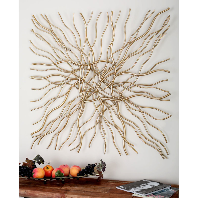 Oliver Contemporary Abstract Iron Wall Décor & Reviews Wayfair
